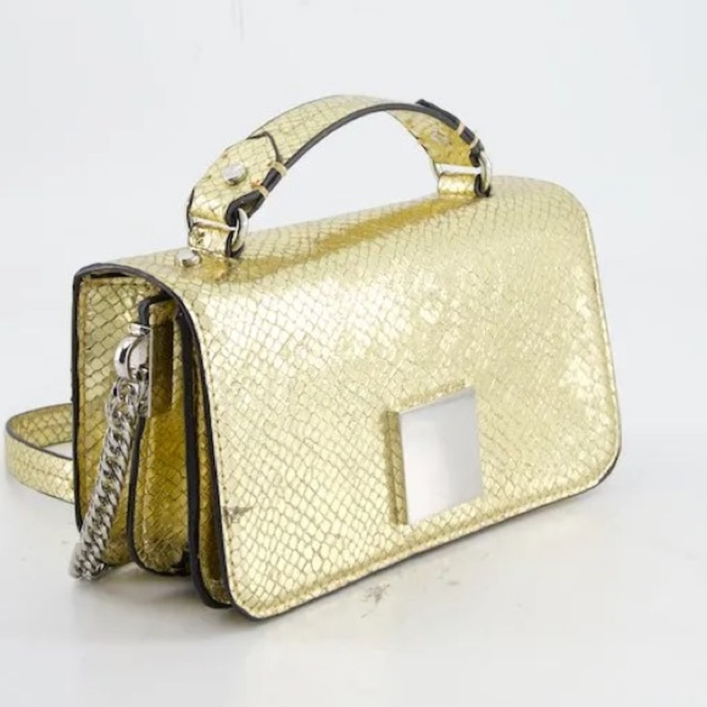 Zara | Gold Crossbody Bag